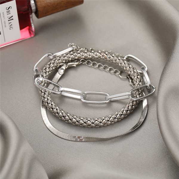 Fashion Chain Link Bracelets Bangles For Women in Pakistan - Image 4