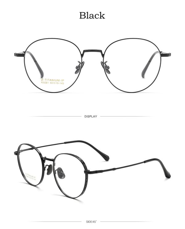 Elevate Your Style with KatKani Fashion Ultra-light Pure Titanium Myopia Eyewear - Image 5