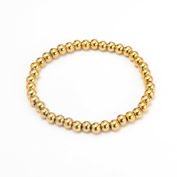 Ball Beads Cuff for Women Men Gold Silver Color Bracelets in Pakistan - Image 2