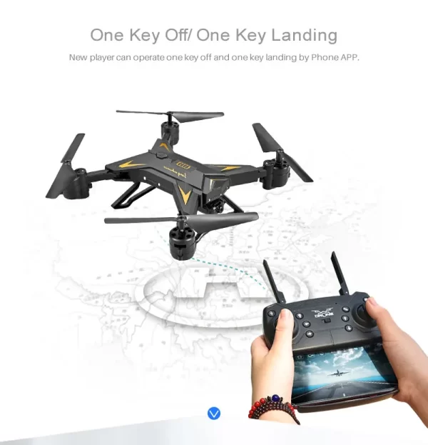 Selfie Drones Remote Helicopter Camera Drone 4 Channel Wide Angle - Image 5