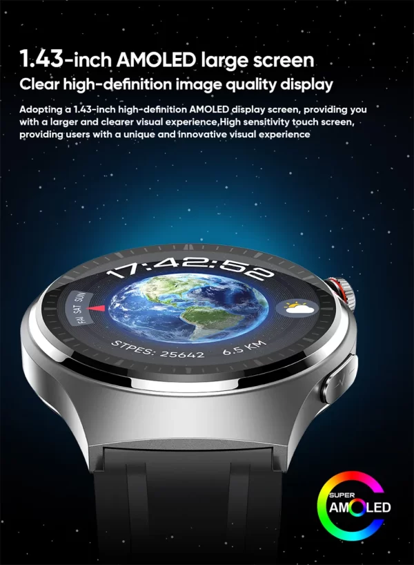 New Health Monitor Blood Glucose Smart Watch for men in Pakistan - Image 3