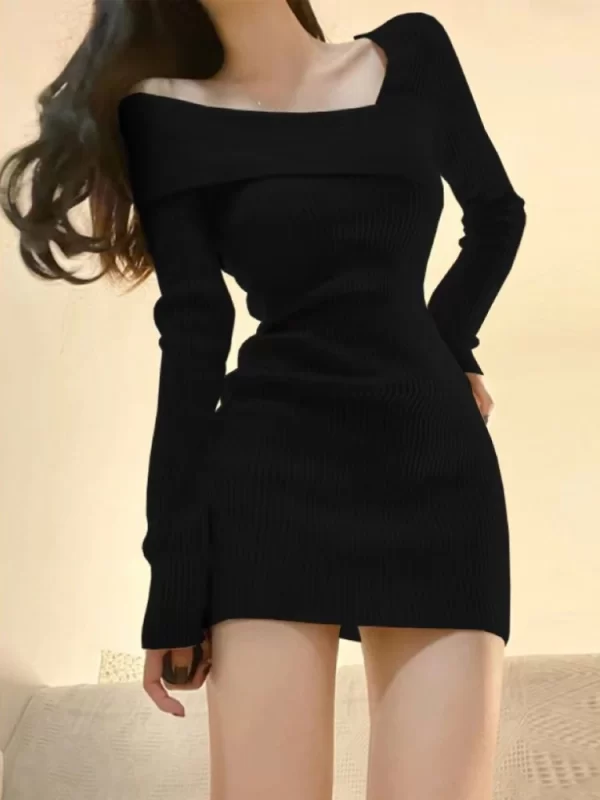 Korean Style Khaki Mini Corset Dress for Women in pakistan - Image 5