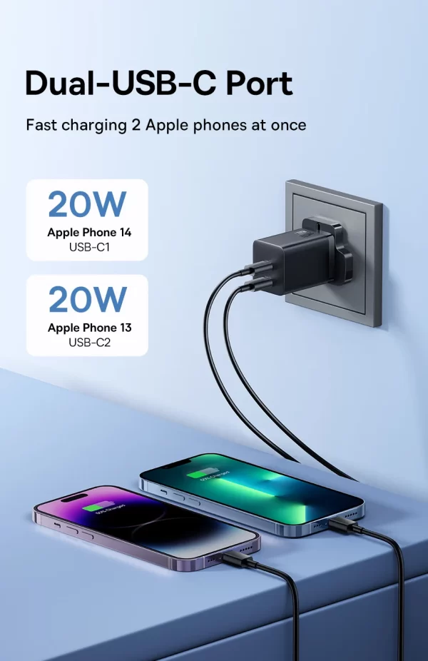 Baseus GaN5 Pro Fast Charger C C 40W in pakistan - Image 5
