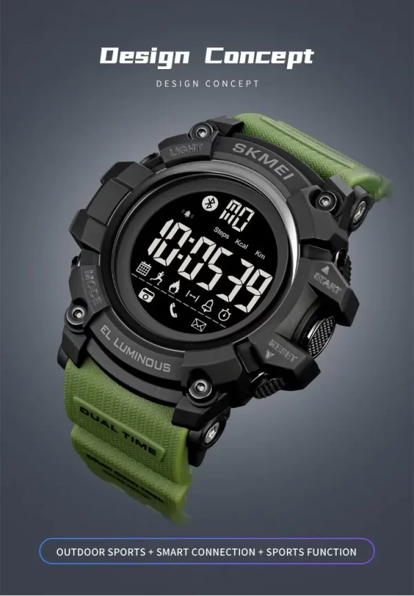 Digital  Watches Bluetooth compatible for men Pakistan - Image 3