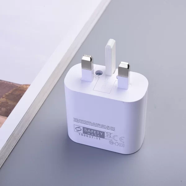 5G Super Fast Charger 25W UK Power Adapter  Type C Cable in pakistan - Image 3