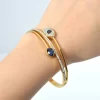 Women Gold Color snake Evil Eyes Jewellery set in Pakistan - Image 7