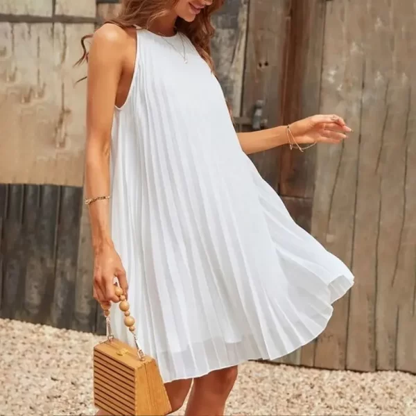 women oversize Sexy Pleated Dresses in Pakistan - Image 5