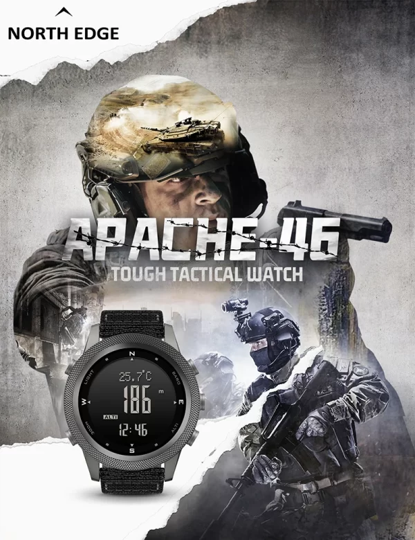 Digital Watch Sports Running Swimming for men in Pakistan - Image 6