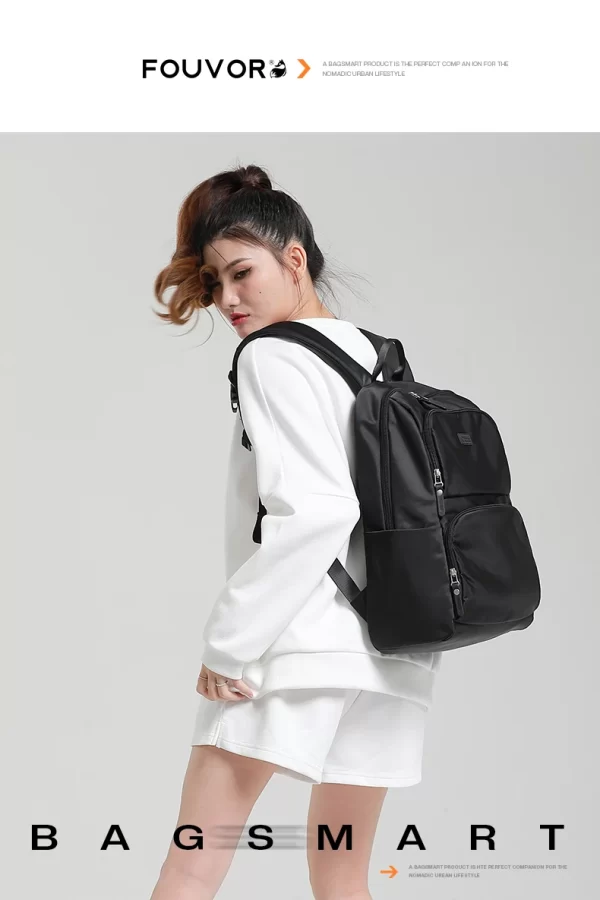 women Zipper Travel Canvas Bags in School Bags - Image 5