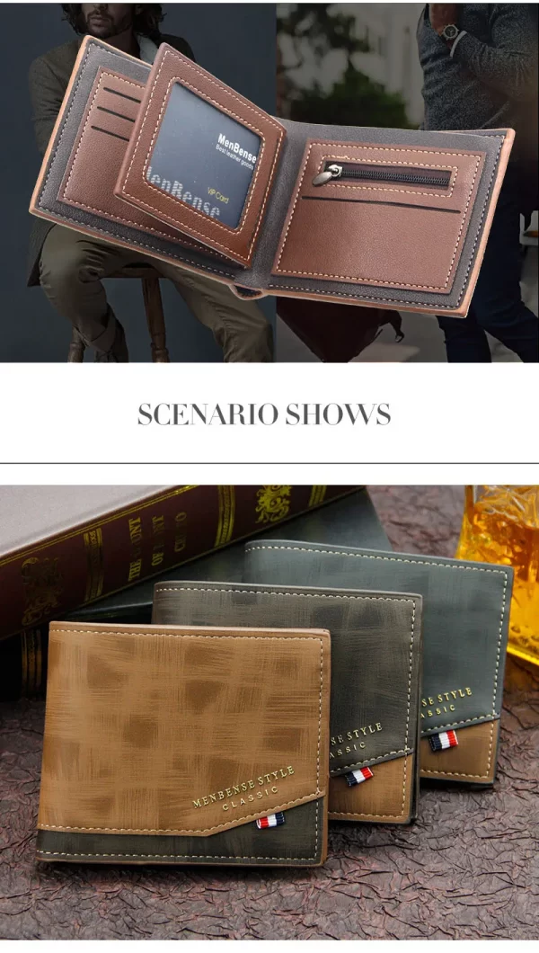 Short Men Wallets for sell in pakistan - Image 3