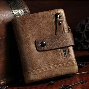 Men Leather Wallet Coin Purse