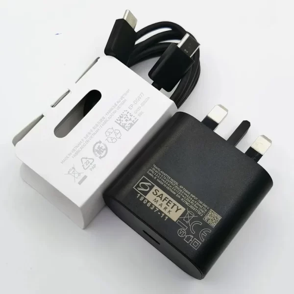 5G Super Fast Charger 25W UK Power Adapter  Type C Cable in pakistan - Image 6