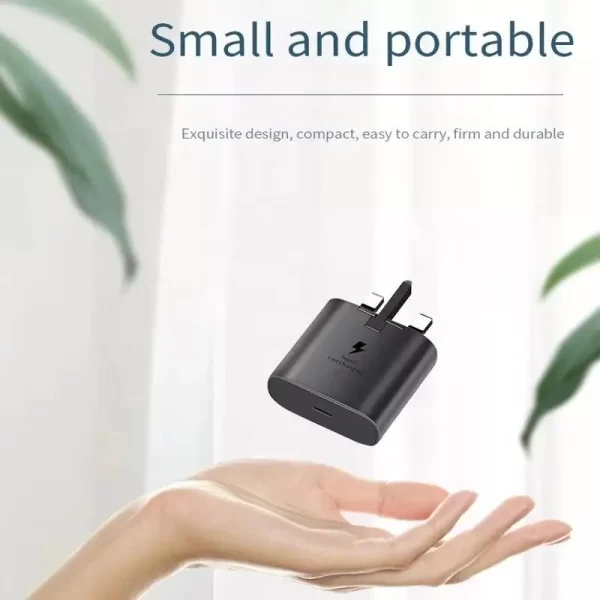 5G Super Fast Charger 25W UK Power Adapter  Type C Cable in pakistan - Image 8