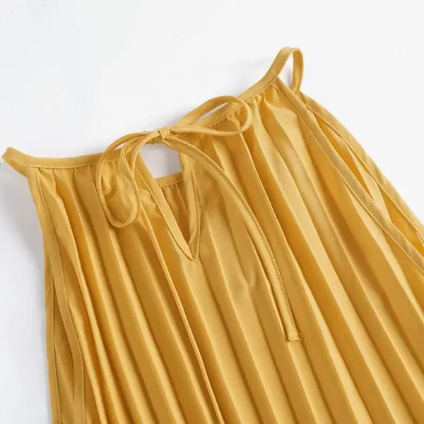 women oversize Sexy Pleated Dresses in Pakistan - Image 7