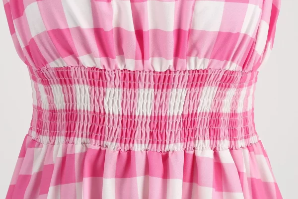women Summer Plaid Casual Dresses in Pakistan - Image 8