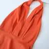 Women solid Halter Summer Dresses in Pakistan - Image 7