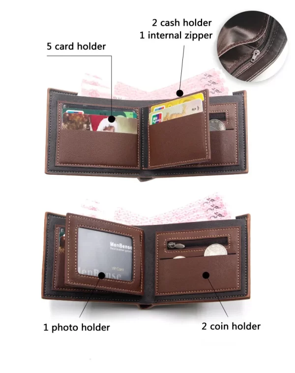 Short Men Wallets for sell in pakistan - Image 5