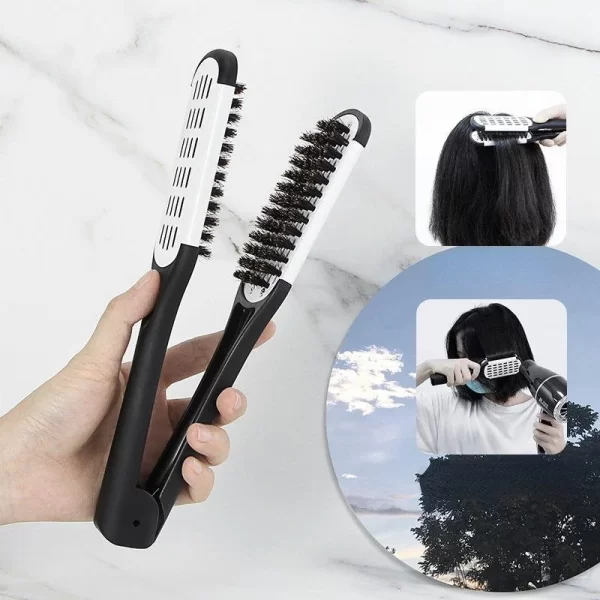 Shape Straight Hair Comb | Multifunctional Styling Brush for Straight and Curly Hair in pakistan - Image 5