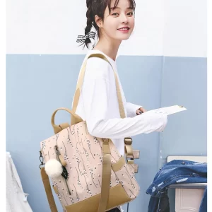 Stylish and functional women's travel backpack with multiple compartments, comfortable straps, and sleek design.
