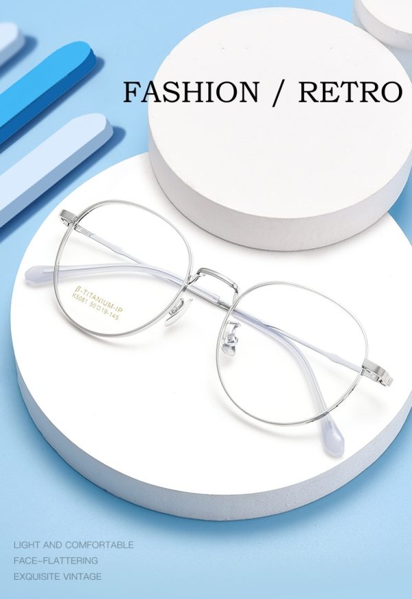 Elevate Your Style with KatKani Fashion Ultra-light Pure Titanium Myopia Eyewear