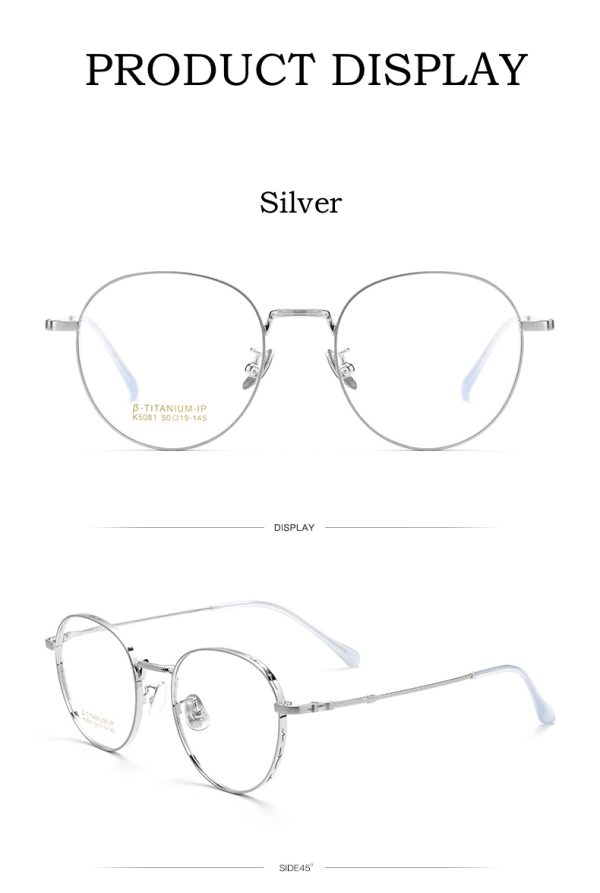 Elevate Your Style with KatKani Fashion Ultra-light Pure Titanium Myopia Eyewear - Image 6