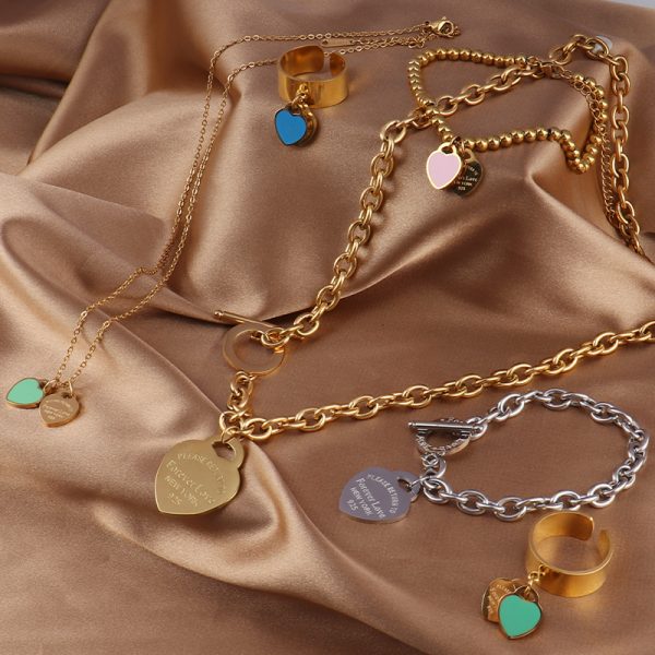 The Perfect Gift: Bead Heart & Love Heart Bracelets for Women in Pakistan - Image 2