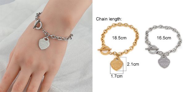 The Perfect Gift: Bead Heart & Love Heart Bracelets for Women in Pakistan - Image 3