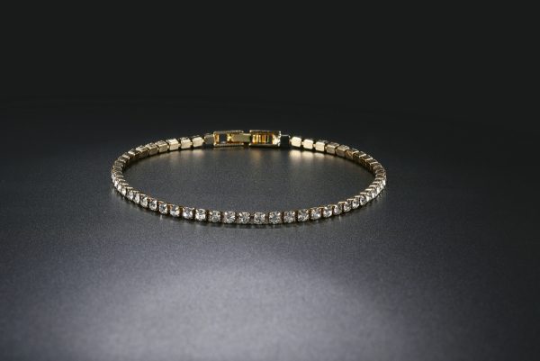 Bracelets For Women Fashion Small Cubic Zircon Crystal Rose Gold Color Wedding Party in Pakistan - Image 2