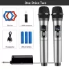 Wireless Microphone 2 Channels UHF Fixed Frequency Handheld Micphone - Image 2