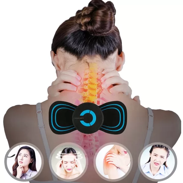 Portable Mini Electric Neck Massager Cervical Massage Stimulator Pain Relief - Image 2