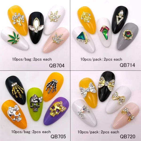 Nail art decorations shiny glass nail art accessories - Image 2