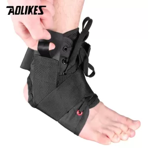 Ankle Brace Support Sports Adjustable Lace Up Ankle