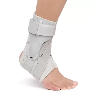 Ankle Support Brace with Side Stabilizers