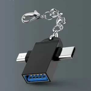 Black USB-C to HDMI adapter converter