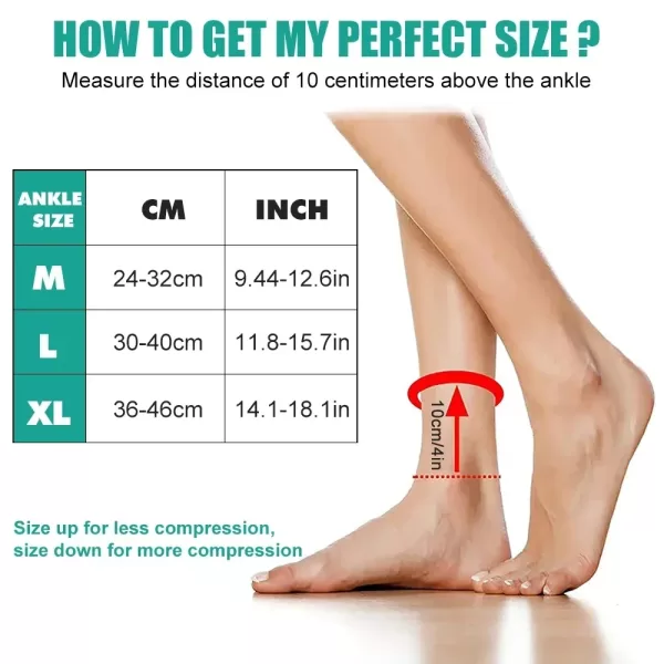 Ankle Brace Support Compression Sleeve - Image 2