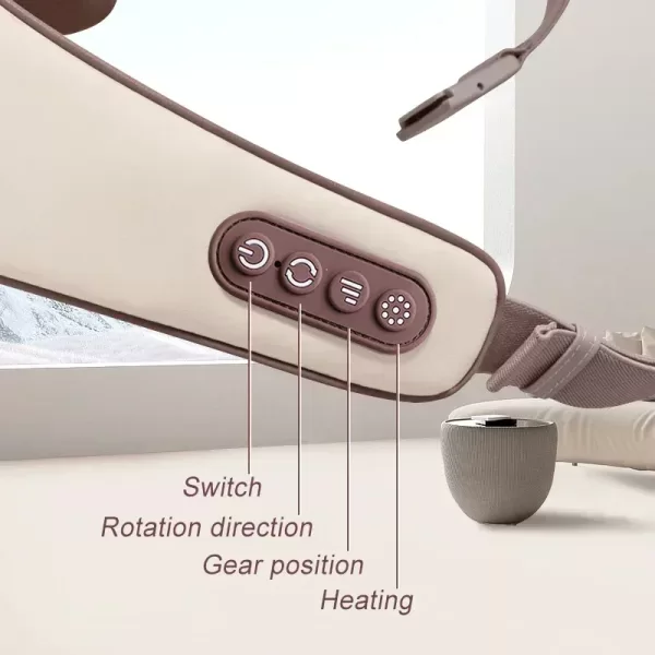 Electric Heat Neck Massage Shawl Shiatsu Kneading Cervical Spine Massager - Image 3