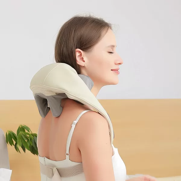 Kneading Neck Massager with Heat Electric Deep Tissue Kneading - Image 3