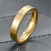 Women Ring Simple Stainless Steel Couple Jewelry - Image 2