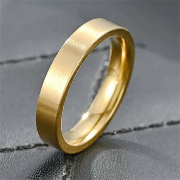 Women Ring Simple Stainless Steel Couple Jewelry - Image 2