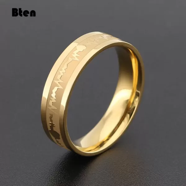 Stainless Steel Couple Rings For Women and Men - Image 2