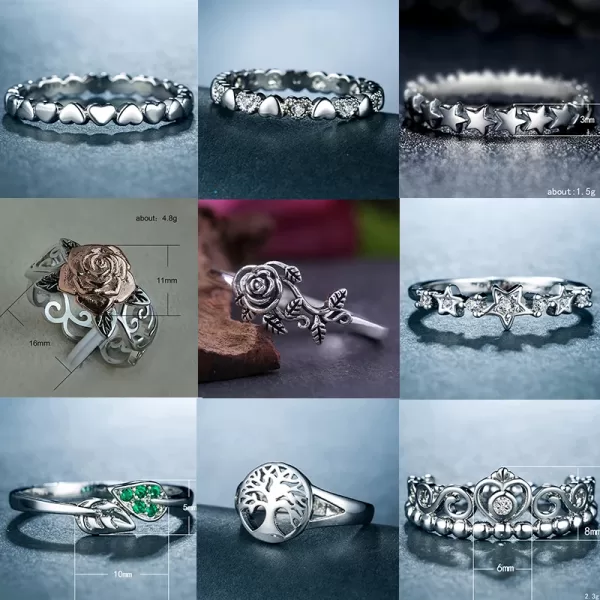 Ring New Fashion Silver Color Ring For women - Image 2
