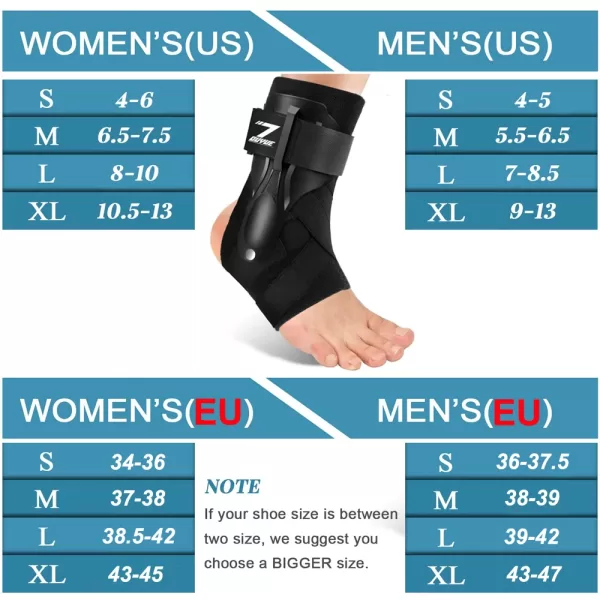 Sports Ankle Brace Compression Sleeve for Ankle Sprains, - Image 2