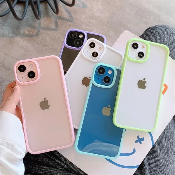 Candy Shockproof Silicone Bumper Phone Case For iPhone 15 14 11 12 13 Pro Max - Image 3