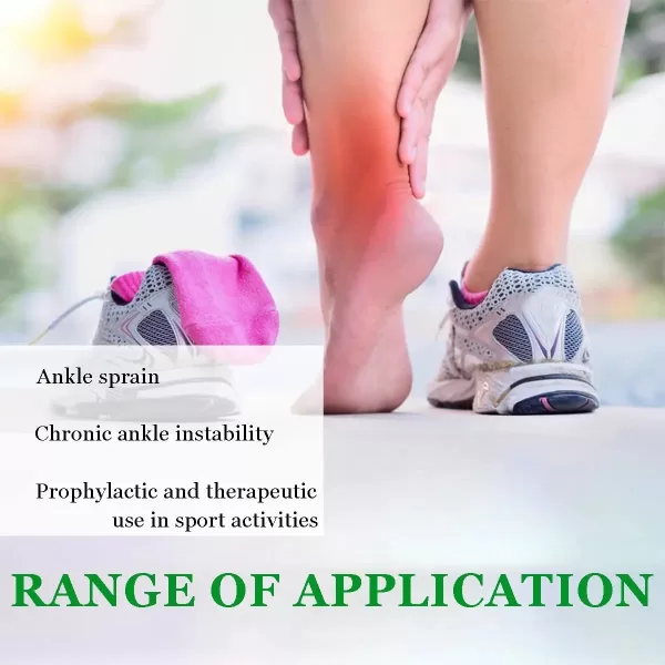 Air Gel Ankle Brace, Stirrup Ankle Splint-Rigid - Image 2