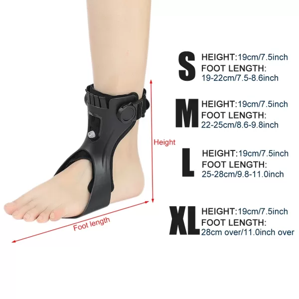 Drop Foot Brace Orthosis AFO AFOs Ankle Support - Image 2