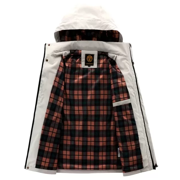 Jacket Man Waterproof Outdoor Soft Shell Winter Coat Clothing Warm Plus Size - Image 4