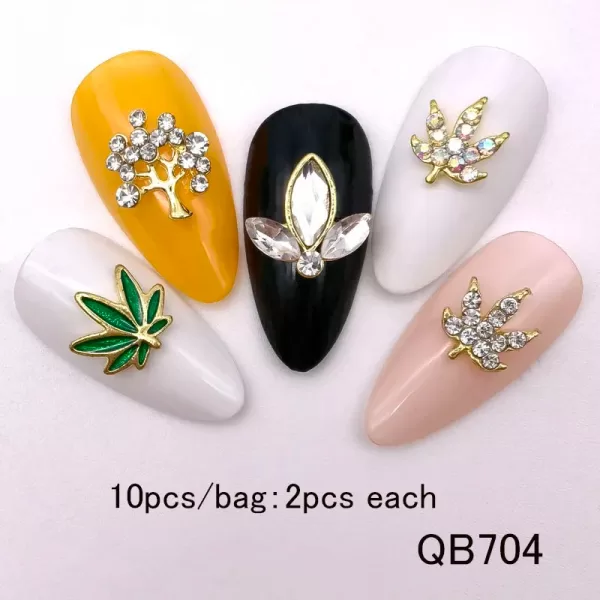 Nail art decorations shiny glass nail art accessories - Image 4
