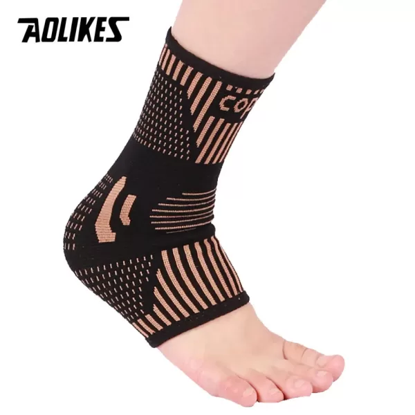 Copper Ankle Brace Compression Ankle Sleeve - Image 3