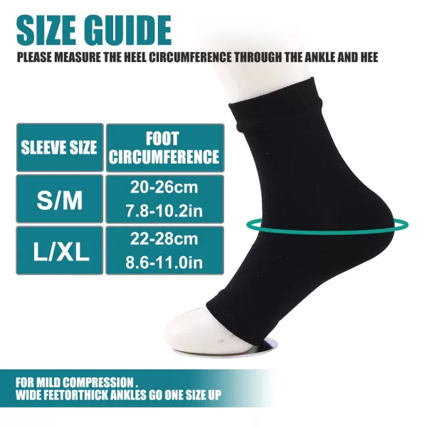 Sports Ankle Brace Socks Compression Sleeve - Image 3