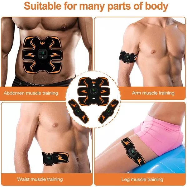 Smart EMS Wireless Muscle Stimulator Fitness Trainer Abdominal Training - Image 3